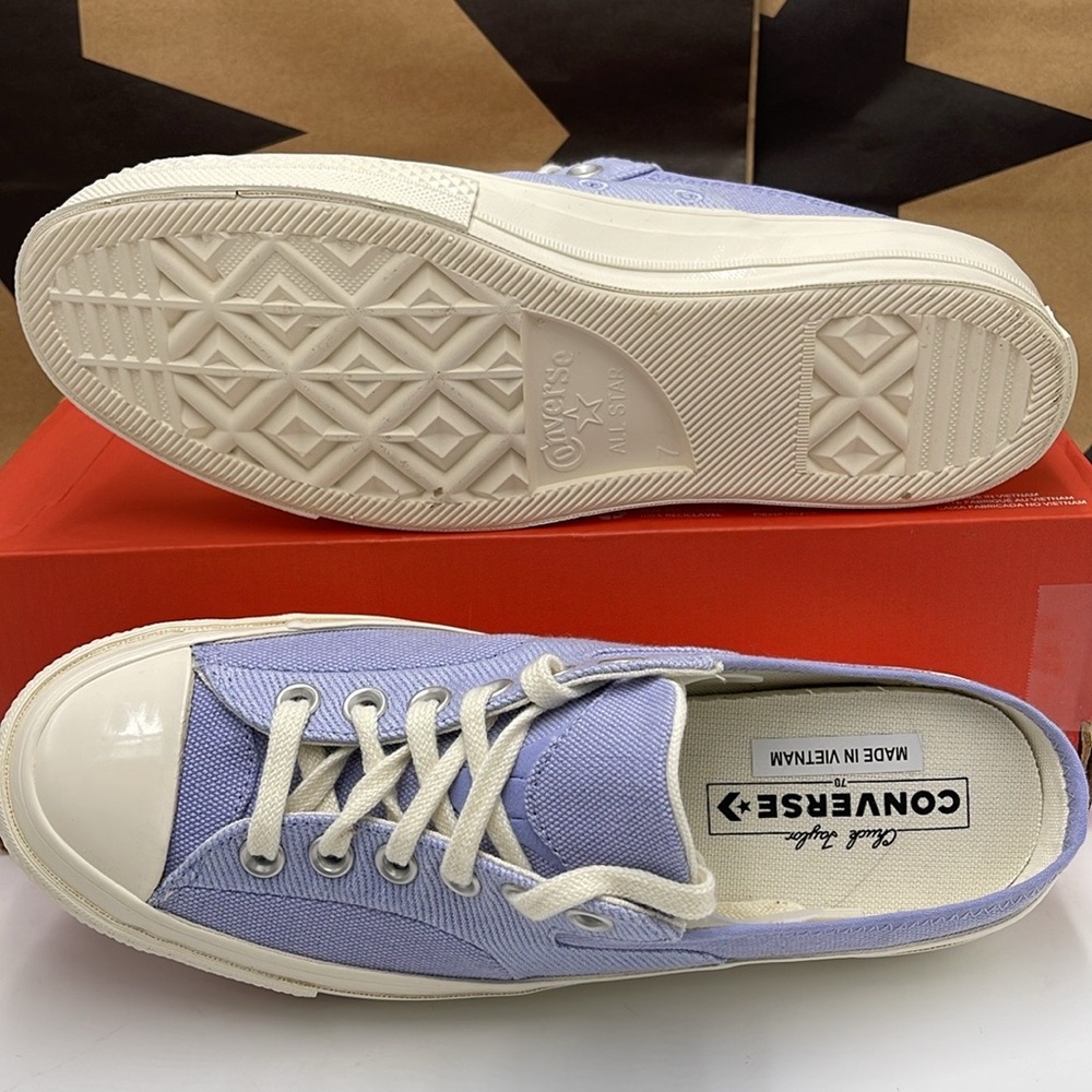 Converse WMNS Chuck 70 Mule 'Serene Sapphire' A00539C Lavender Sneakers - Picture 15 of 16